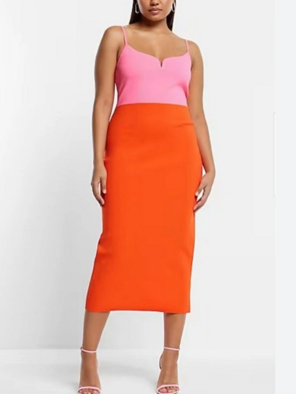 Color Block Bodycon Express Dress